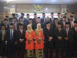 DPRD Pesisir Selatan Gelar Rapat Paripurna Pengesahan Pengangkatan Hendrajoni – Risnaldi