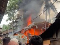 Kebakaran di Padang Gelugur, Bayi Dilaporkan Meninggal Dunia