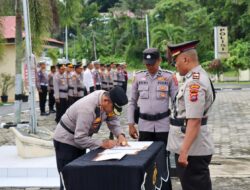 Jabatan Kasat Samapta Polres Sawahlunto Diserahterimakan