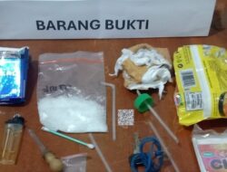 Polsek BAB Tapan Tangkap Pengedar Narkoba, Sabu Diamankan