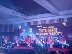 Muhammad Fakri dan Pinkan Sukmawati Duta GenRe Kota Padang 2025