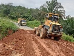Jalan Bukit Lantak Rampung Diperbaiki dan Sudah Bisa Dilewati