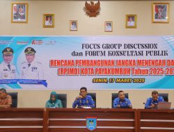 Bappeda Kota Payakumbuh Gelar Focus Group Discussion dan Forum Konsultasi Publik RPJMD
