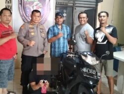 Bawa Kabur iPhone dan Sepeda Motor, AR Ditangkap Polsek Padang Utara