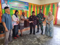 Nagari Durian Tinggi Salurkan BLT Dana Desa untuk 54 Keluarga Penerima Manfaat