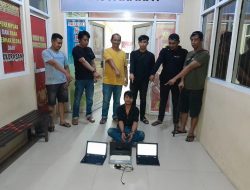 Satreskrim Polres Dharmasraya Tangkap Pelaku Curat di Kabupaten Bungo, Laptop Hasil Curian Disita