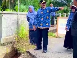Bupati Instruksikan PUTR Perbaiki Jalan Pasar Kambang – Koto Baru