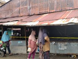 Kerugian Akibat Kebakaran Pasar Sungai Limau Capai Rp1 Miliar
