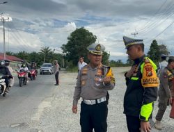 Dirlantas Polda Riau Tinjau Arus Balik H+4 Lebaran di Tol Pekbang dan Lintas Riau – Sumbar