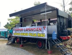 Dukung Jambore Karhutla 2025 di Siak, Brimob Polda Riau Dirikan Dapur Lapangan