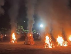 Syahdu dan Meriah, Begini Serunya Malam Api Unggun Jambore Karhutla Riau 2025