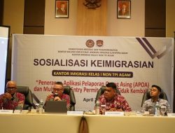 Optimalkan pengawasan Orang Asing. Imigrasi Agam Sosialisasi Aplikasi APOA