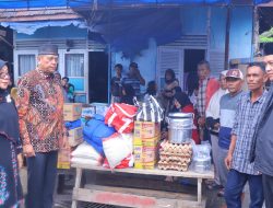 Kebakaran di Gantiang, Kelurahan Nunang Daya Bangun Kagetkan Warga