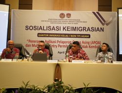 Optimalkan Pengawasan Orang Asing, Imigrasi Agam Sosialisasikan Aplikasi APOA