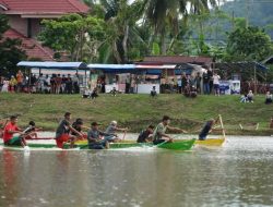 Pemuda Nagari Taluak Gelar Pacu Biduak
