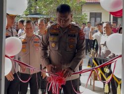 Kapolres Dharmasraya Resmikan Aula Cafe Saya Bagus