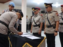 Polres Padang Panjang Gelar Sertijab Sejumlah Pejabat Utama