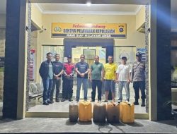 Polsek Pasaman Amankan Lima Jeriken Tuak dalam Operasi Pekat di Luhak Nan Duo