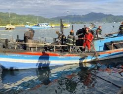 Dua Kapal Terbakar di Pelabuhan Bungus, Kerugian Capai Rp3,1 Miliar