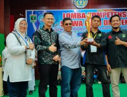 Siswa SMK N Tanjung Raya Agam Muhammad Firdaus Juara 1 LKS, Mewakili Sumbar Lomba LKS Nasional
