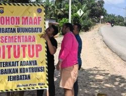 Jembatan Sei Rokan Ditutup Total Mulai 2 Mei, Pemprov Riau Mulai Perbaikan Besar