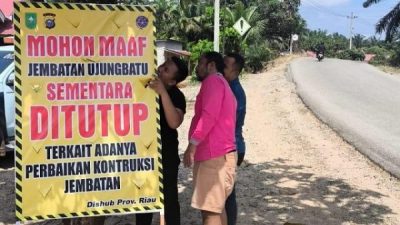 Jembatan Sei Rokan Ditutup Total Mulai 2 Mei, Pemprov Riau Mulai Perbaikan Besar