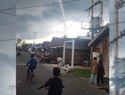 Warga Teluk Belitung Dihebohkan Kemunculan Angin Puting Beliung