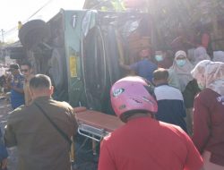 Bus ALS Alami Kecelakaan di Padang Panjang, Diduga Rem Blong