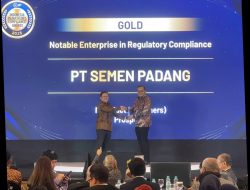 Konsisten Patuhi Regulasi, PT Semen Padang Raih Penghargaan Gold IRCA 2025