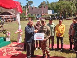 PT Semen Padang Serahkan 250 Sak Semen untuk Dukung TMMD ke-124 di Lima Puluh Kota