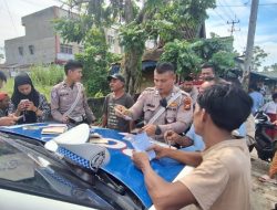Sudah 2094 Pelanggaran Lalu Lintas Ditilang Manual Sejak Awal 2025 di Riau