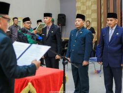 Tiga Pejabat Eselon II Dilantik, Kekosongan Jabatan Kadisdikbud di Plt kan