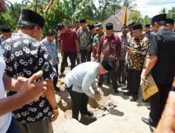 Pembangunan Masjid Raya Buo Mulai Dilaksanakan, Wabup Letakkan Batu Pertama