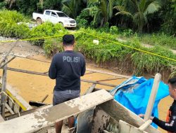 Polsek Sangir Batang Hari Amankan Kapal Lanting dari Lokasi Tambang Ilegal