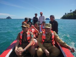 Gubernur Didampingi Bupati Pessel Tinjau Budidaya lobster di Sungai Bungin