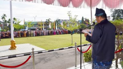 Pemko Pariaman Peringati Hardiknas, Walikota Bacakan Amanat Mendikdasmen