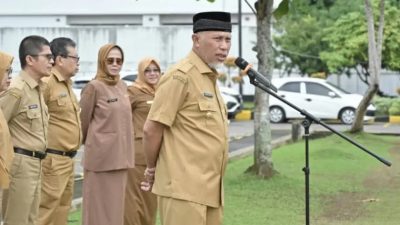 Gubernur Sumbar Lakukan Sidak Pascalibur Lebaran