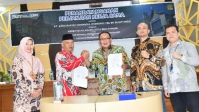 Kemenag Kota Bukittinggi dan BRI Resmi Bersinergi, Permudah Akses Layanan Keuangan untuk ASN