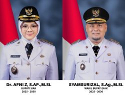 Bupati dan Wakil Bupati Siak Terpilih Dilantik Besok, Dihadiri Mantan Menteri LHK