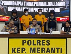 Begini Kronologi Penangkapan KM Tuah Reza yang Bawa 25 Ton Kayu Ilog