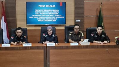 Kejari Inhil Tetapkan Dua Tersangka Korupsi Proyek Jalan, Negara Rugi Rp6,27 M