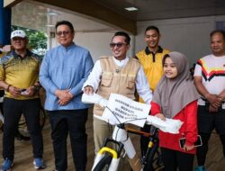 Peringati Hari Bayangkara ke 79, Polres Tanah Datar Gelar Olahraga Bersama