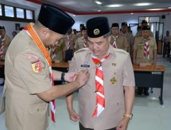 Ketua Kwarda 03 Gerakan Pramuka Sumbar, Audy Joinaldy, Lantik Bupati Agam, Benni Warlis sebagai Kamabicab