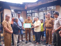 Pemko Payakumbuh Bersama Baznas Salurkan Bantuan Kemanusiaan Korban Kebakaran