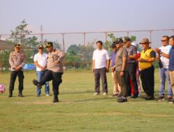 Polres Payakumbuh Gelar Turnamen Sepakbola U-40 Memeriahkan Hari Bhayangkara ke-79