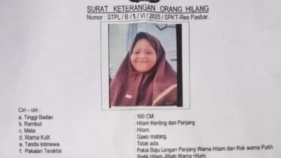 Tiga Hari Hilang, Siswi SMAN 1 Pasaman Belum Ditemukan