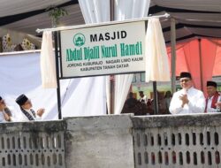 Masjid Abdul Djalil Nurul Hamdi Jorong Kubu Rajo Nagari Limo Kaum Diresmikan