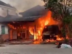 Kebakaran di Pasaman Barat, Hanguskan Depot Air Minum Hingga Rumah