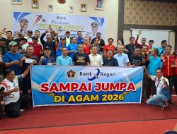Tim Kesebelasan Bank Nagari Jawara Porwaprov PWI Sumbar-Bank Nagari Open 2025