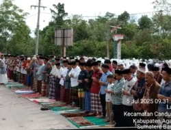 Ratusan Masyarakat Nagari Lasi Laksanakan Shalat Istisqa